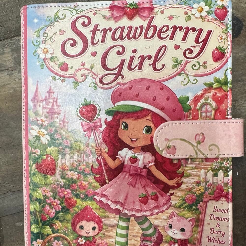 Strawberry Shortcake A5 Binder w/ matching paper